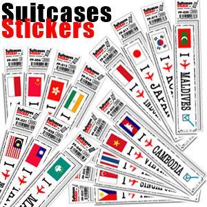ステッカー シール 国旗 国名 アジア フットプリントステッカー スーツケース 海外 旅行 トラベル かっこいい おしゃれ FP-000 100点迄メール便OK(ze0a001) | ブランド登録なし