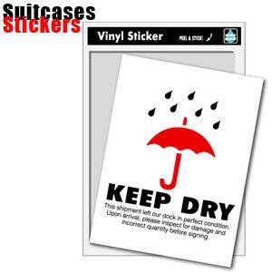 ステッカー シール FRAGILE 06 フラジール KEEP DRY 荷札 荷造り