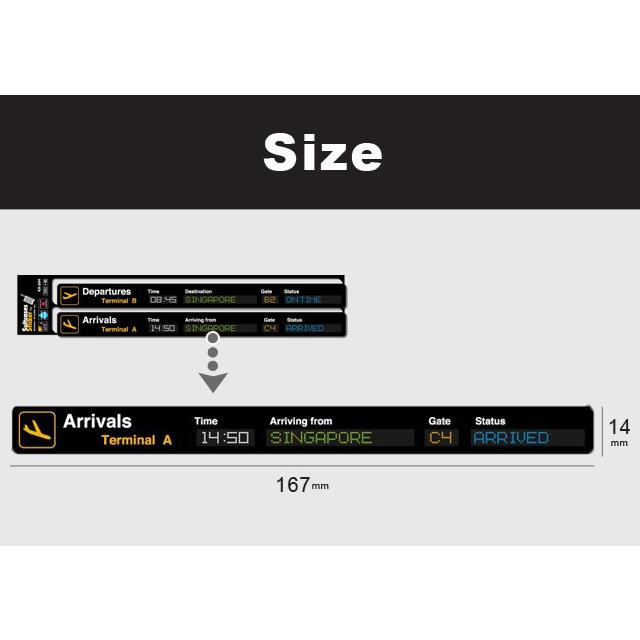 ステッカー シール 飛行機 空港 国名 フライトインフォメーション