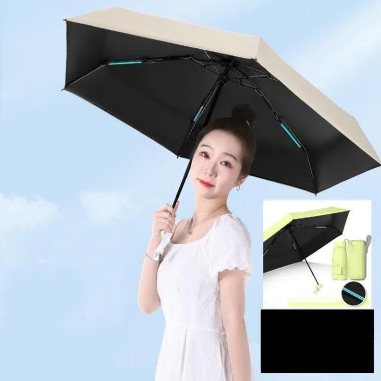 折りたたみ傘 軽量 晴雨兼用 日傘 UVカット コンパクト 折り畳み傘 完全遮光 梅雨対策 熱中症対策 レディース 6本骨 6段 ミニ 収納 ...