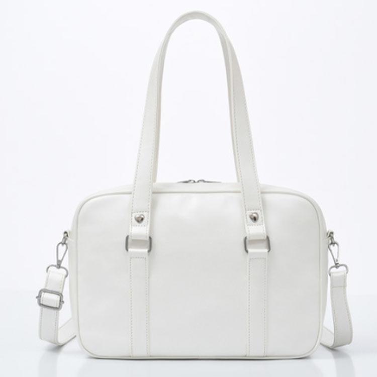 スクールバッグ 合皮 ショルダーバッグ サブバッグ 女子 ハート