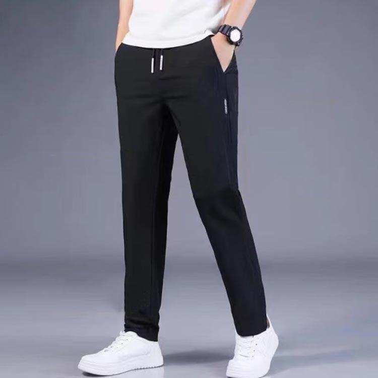 ビジネス 2本セット！アイスシルク ストレッチパンツ パンツ