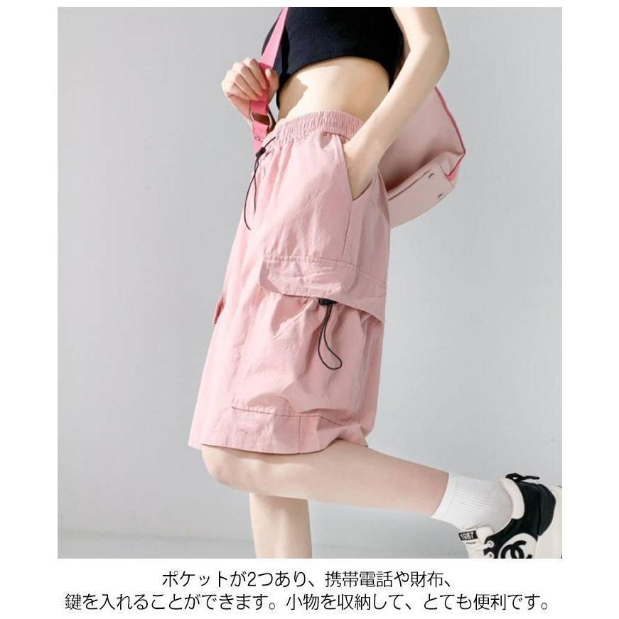 ハーフパンツ ショートパンツ カーゴパンツ 速乾 5分丈 ポケット