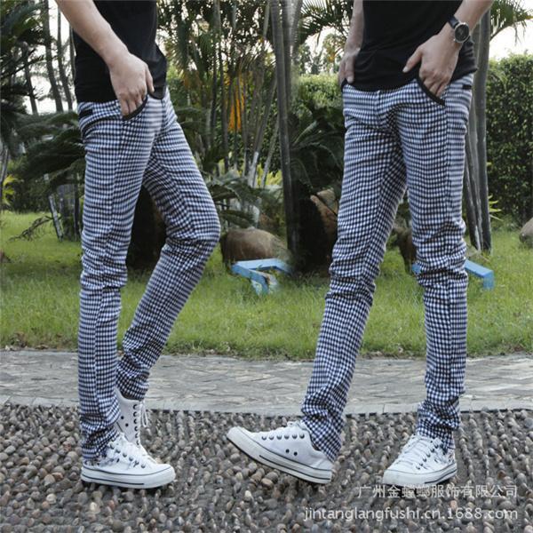 爆売中 チェックパンツ メンズ スキニーパンツ テーパード 爆売中 チェックパンツ メンズ スキニーパンツ テーパード