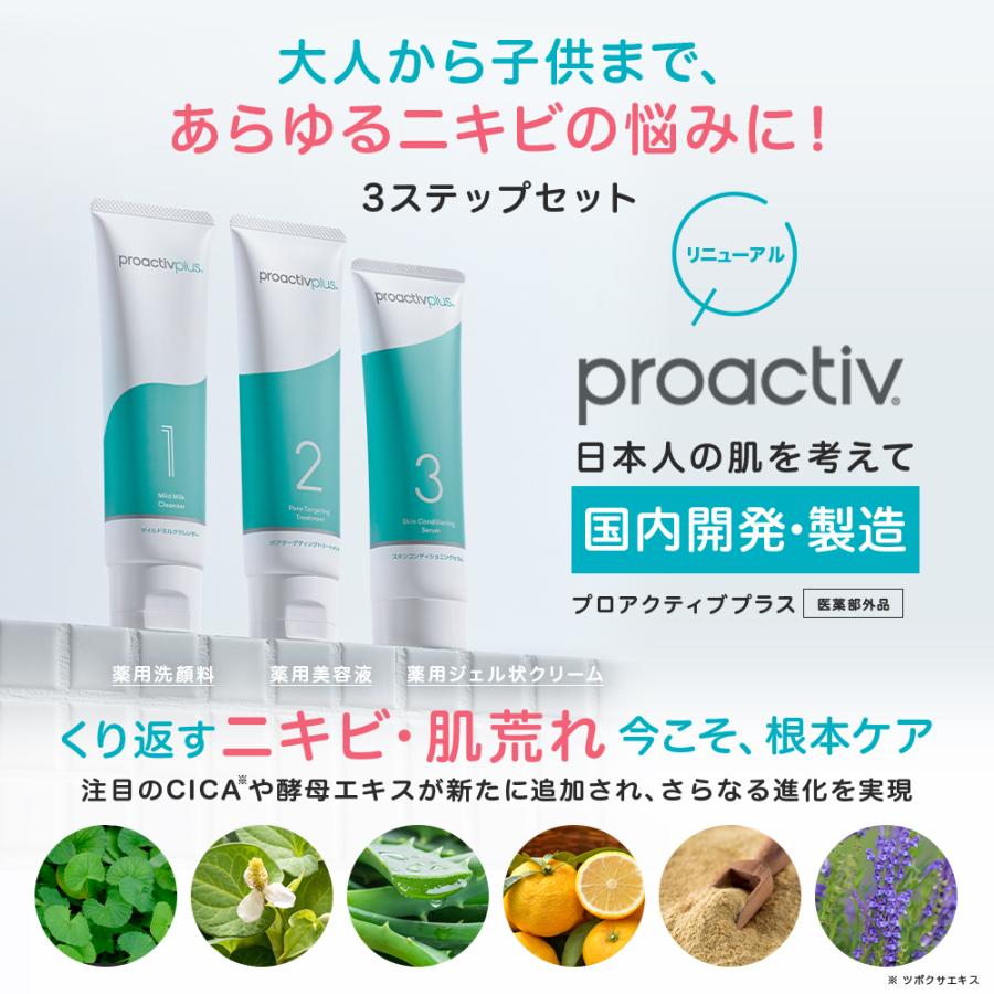 プロアクティブ＋ NEW ニキビケア ニキビ跡 スマートセット 90日