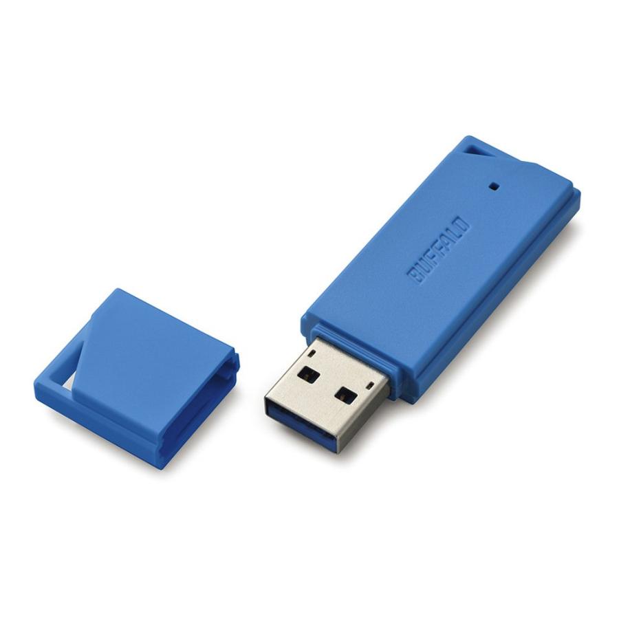 送料無料★BUFFALO USB3.1対応 USBメモリー バリューモデル 64GB RUF3-K64GB-BL(ブルー)｜grobalrich｜03