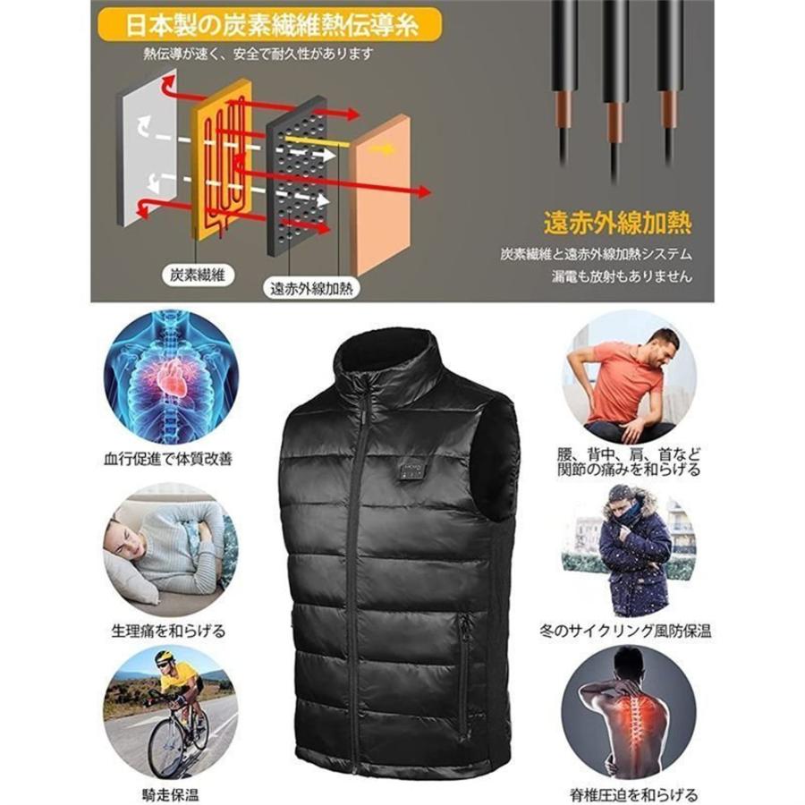 電熱ベスト 電熱防寒服 MIDIAN 13 ヒーター付き 電熱ウェア 加熱服 発熱ヒート 防寒着 秋冬用 通勤 大雪対策 水洗い可能 男女兼用 充電式女性用 室内外兼用 :jrf08chiy:東贏商会 - 通販 - Yahoo!ショッピング 電熱ベスト 電熱防寒服 MIDIAN 13 ヒーター付き 電熱ウェア 加熱服 発熱ヒート 防寒着 秋冬用 通勤 大雪対策 水洗い可能 男女兼用 充電式女性用 室内外兼用 :jrf08chiy:東贏商会 - 通販 - Yahoo!ショッピング