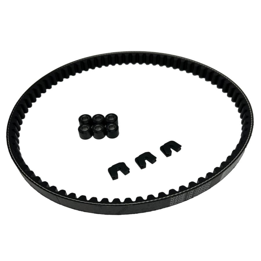 ドライブベルトリペアキット/日本製Vベルト/スライドピース/ウエイトローラー JOG/ジョグ/ZR/プチ/CE50/VINO/ビーノ