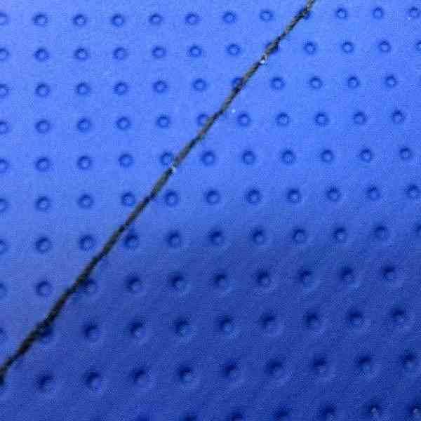 グロンドマン 国産シートカバー リード80SS エンボスブルー/黒ステッチ 張替