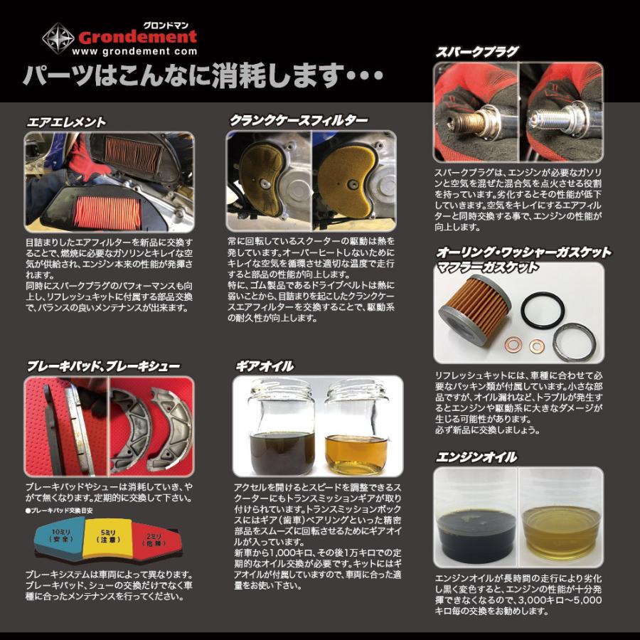 アドレスV50 (CA42A/CA44A前期) メンテナンスキット (プラグ/エア