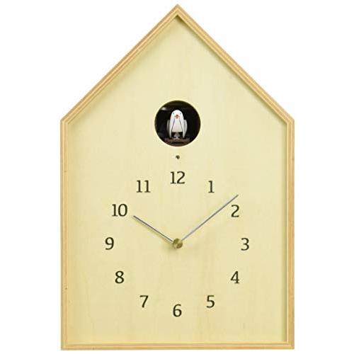 レムノス カッコー時計 アナログ バードハウス 天然色木地 ナチュラル Birdhouse Clock NY16-12 NT Lemnos 18｜gronlinestore｜02