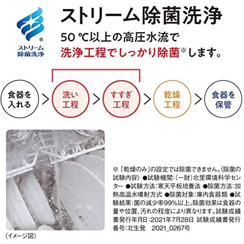 【公式】 パナソニック 食器洗い乾燥機 ホワイト NP-TSP1-W 賃貸住宅にも置ける タンク式 スリムサイズ 工事不要 食洗機 【UO1392436772】(49141円)