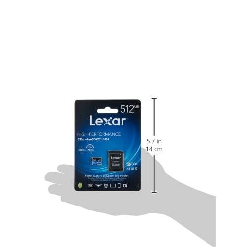 Lexar High-Performance 633x microSDXC 512GB LSDMI512BB633A SD変換アダプター付属｜gronlinestore｜05