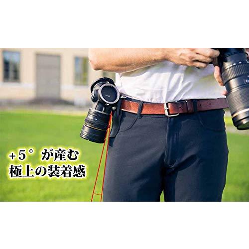 ワンタッチで々レンズ交換できる、身に着ける三叉レンズホルダー