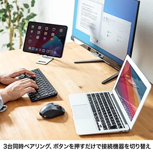 サンワサプライ キーボード Bluetooth スリムデザイン 抗菌 パンタグラフ ブラック SKB-BT36BK｜gronlinestore｜03