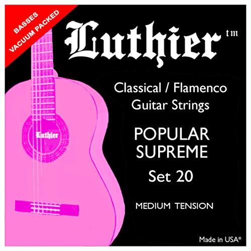 ルシエール（Luthier） クラシック／フラメンコギター弦 LU-20 赤セット （ミディアム）｜gronlinestore｜04