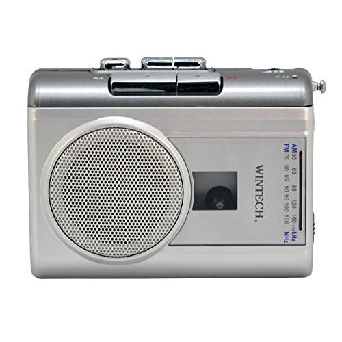 WINTECH AM/FMラジオ付テープレコーダー (FMワイドバンド対応) シルバー PCT-02RM｜gronlinestore｜04