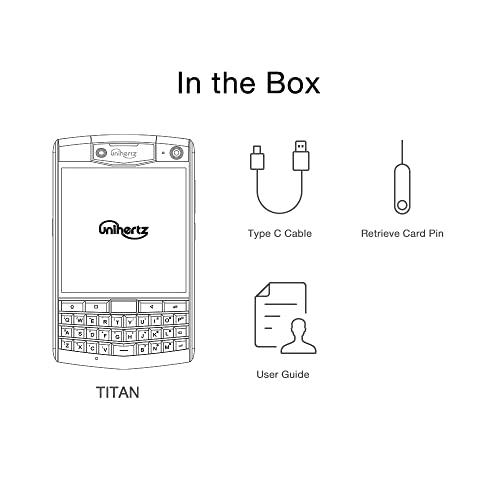 Unihertz Titan QWERTY タフネススマートフォン アンドロイド 10，SIMフリー，6GB RAM と128GB ROM 黒｜gronlinestore｜07
