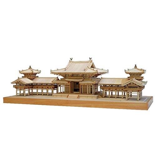 ウッディジョー 1/75 平等院 鳳凰堂 木製模型 組み立てキット ウッディジョー 1/75 平等院 鳳凰堂 木製模型 組み立てキット
