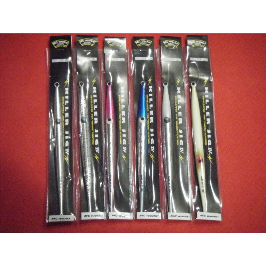 KILLER JIG IV 150g 180g 210g 3本セット　キラージグ MCワークス キラージグIV 150g MC works' KILLER JIG 4 : 中村志郎商店