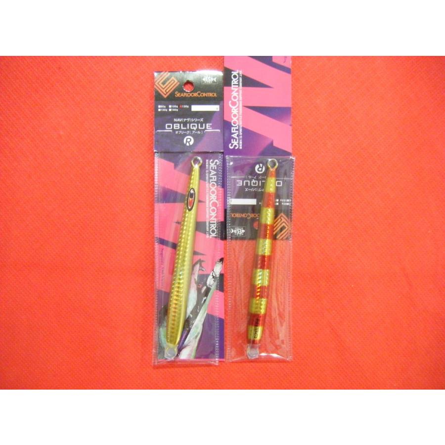 シーフロアコントロール オブリークR 130g ゴールドレッドゼブラ