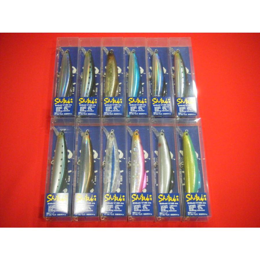 未使用　タックルハウス　Shibuki V186ms 3個セット TACKLEHOUSE Shibuki