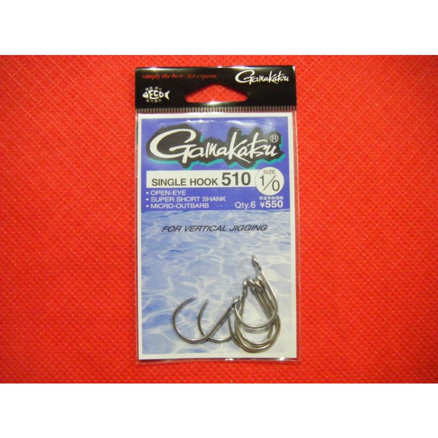 がまかつ シングルフック510 メール便可 Gamakatsu Single Hook 510 Single510 中村志郎商店 通販 Yahoo ショッピング