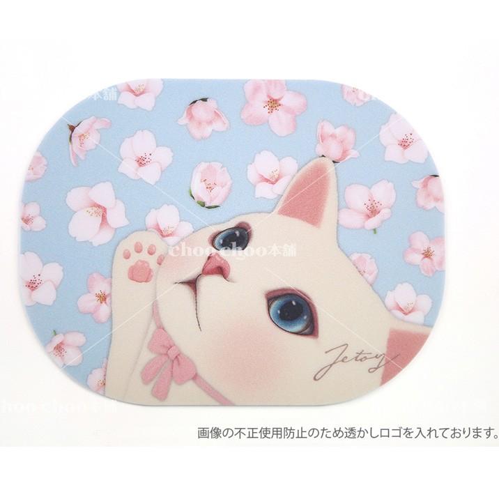Jetoy ジェトイ Choochoo本舗 チューチュー本舗 猫雑貨 かわいいブロッサム猫のマウスパッド 白ネコ Chmp023 グルーヴプラン Yahoo 店 通販 Yahoo ショッピング