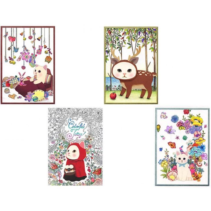 Jetoy ジェトイ Choochoo本舗 チューチュー本舗 猫のぬりえブック 赤ずきんネコ ぬり絵 白ねこ チュチュ Chno110 グルーヴプラン Yahoo 店 通販 Yahoo ショッピング