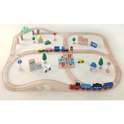 最先端 木のおもちゃ 汽車レールセット アドバンス 電車玩具 人気ブランドを Www Cepici Gouv Ci