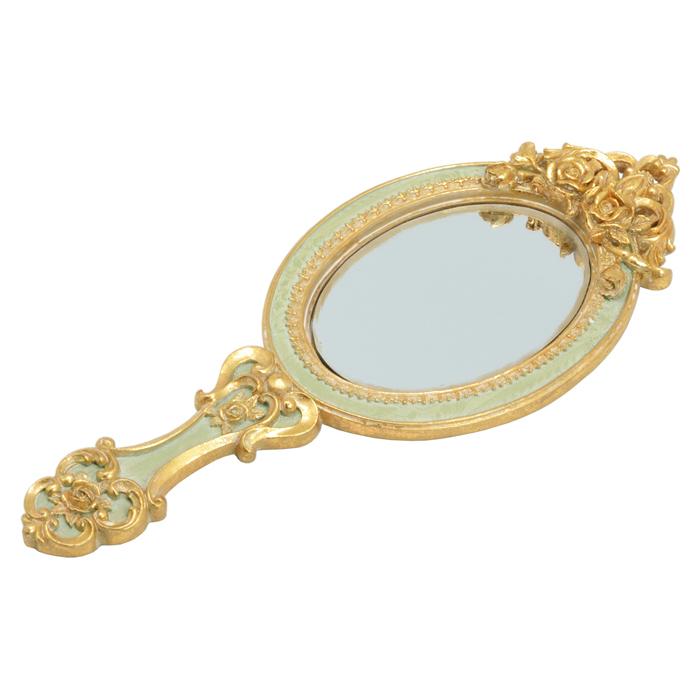 ハンドミラー アンティークローズ 手鏡 ハンドミラー かわいい 樹脂 インテリア 生活雑貨 おしゃれ バラ雑貨 Gld グルーヴプラン Yahoo 店 通販 Yahoo ショッピング