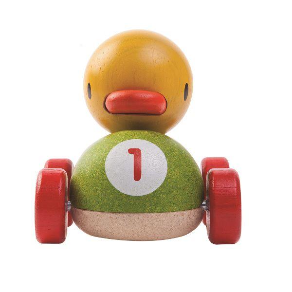 426円 税込 プラントイ 木のおもちゃ PLANTOYS ダッグレーサー あひる ベビー用 車 木製玩具 知育玩具