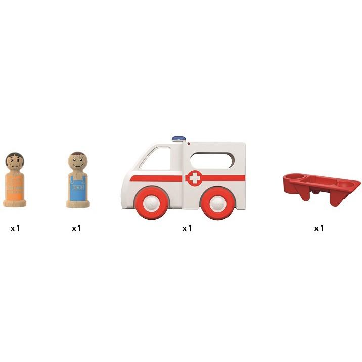 Brio ブリオ 木のおもちゃ ライト サウンド付救急車 働く乗り物 音が鳴る 光る フィギュア ごっこ遊び Imbr グルーヴプラン Yahoo 店 通販 Yahoo ショッピング