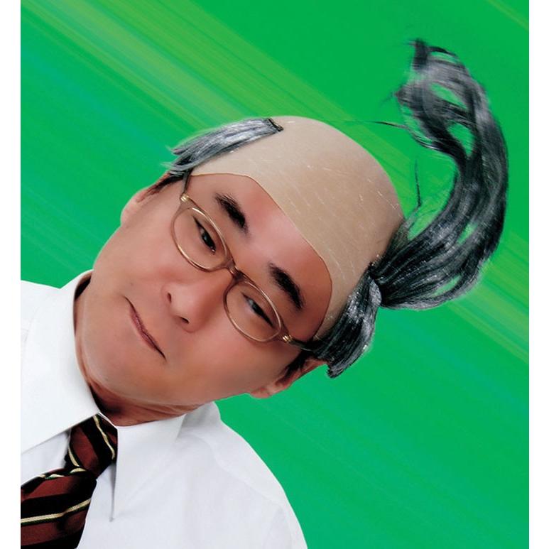 パーティーグッズ 変装カツラ フッ飛びヘアー はげヅラ バーコード頭 お笑い ウィッグ かつら コスプレ 仮装 Marmjp378 グルーヴプラン Yahoo 店 通販 Yahoo ショッピング