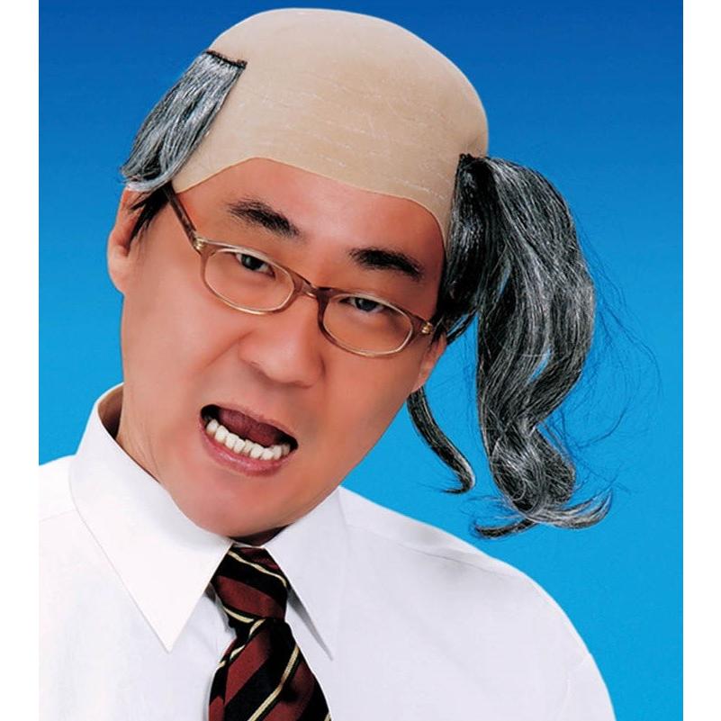 パーティーグッズ 変装カツラ フッ飛びヘアー はげヅラ バーコード頭 お笑い ウィッグ かつら コスプレ 仮装 Marmjp378 グルーヴプラン Yahoo 店 通販 Yahoo ショッピング