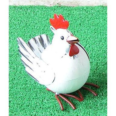 かわいいブリキのにわとり ニワトリのオブジェ 小 ガーデンオーナメント Mu4171 グルーヴプラン Yahoo 店 通販 Yahoo ショッピング