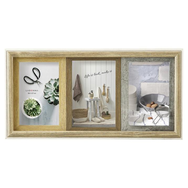 フォトフレーム 木製 アイボリー シンプル 写真立て 多面 ３窓 Rddf9130iv グルーヴプラン Yahoo 店 通販 Yahoo ショッピング