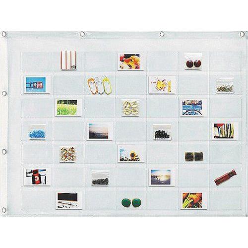 ウォールポケット 壁掛け収納 透明 透明 コレクションポケット カードサイズ 49ポケット クリアー ウォールラック 壁面収納 おしゃれ Scw170 グルーヴプラン Yahoo 店 通販 Yahoo ショッピング