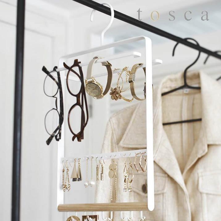 サングラス アクセサリーハンガー Tosca トスカ ホワイト 白 ネックレス メガネ 時計 ベルト 収納 小物掛け おしゃれ インテリア Ya グルーヴプラン Yahoo 店 通販 Yahoo ショッピング