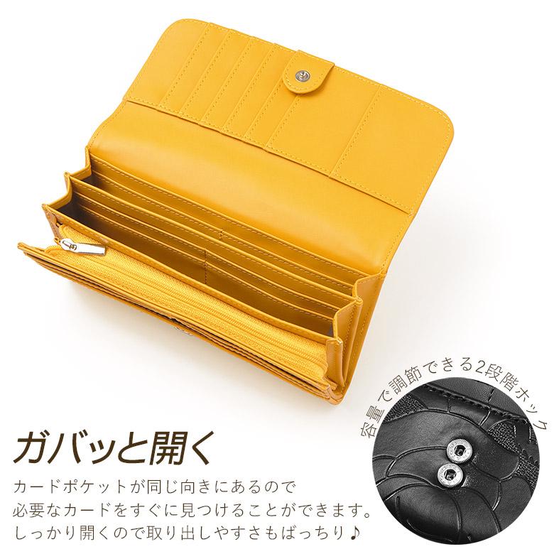 長財布 財布 レディース 牛革 本革 レザー カメリア ロング 長財布 財布 レディース 牛革 本革 レザー カメリア ロング