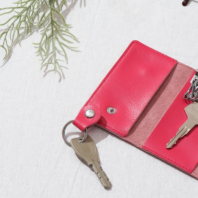 キーケース 鍵 キーホルダー 鍵入れ ケース レディース レザー カードホルダー キーリング シンプル 三つ折り スナップボタン Bp 03 お財布専門店ジージー 通販 Yahoo ショッピング