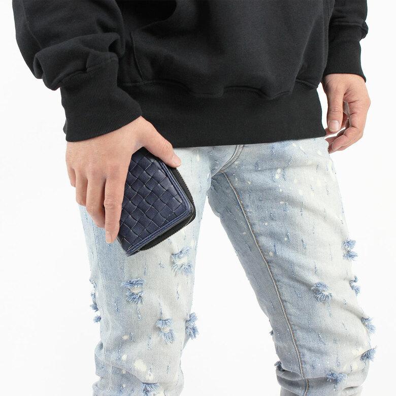 即日出荷 財布 メンズ ラウンドファスナー ブランド 革 レザー 大学生 中学生 高校生 10代 代 おすすめ 男子 男の子 プレゼント おしゃれ Aynaelda Com