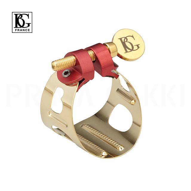 BG メタルJazz リガチャー L21MJ ゴールド プレート アルト+テナー