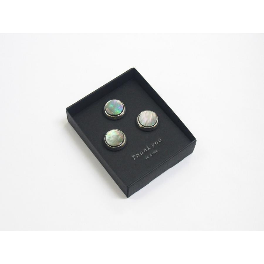 【当店オリジナル！】G.T.works トランペット黒蝶貝ピストンボタン・ヤマハ用（銀メッキ） | 