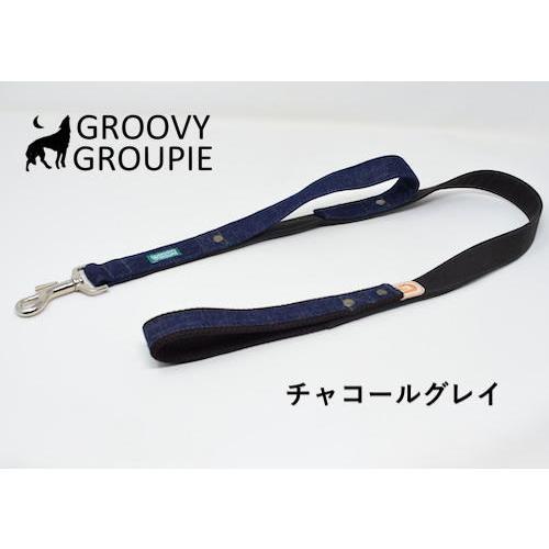 大型犬 リード サイドグリップ  【  ツイル とデニム 】 安心 安全 ダブルナスカン ダブルリード オプション |  | 03