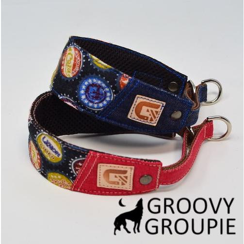 ボトルキャップ柄 ハーフチョーク 小型犬用 ミニピン イタグレにぴったり Ch19s Groovygroupie With Dog 通販 Yahoo ショッピング