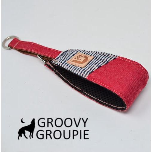 ハーフチョーク 小型犬 S 幅広 首輪 に変更可能 【 岡山デニム