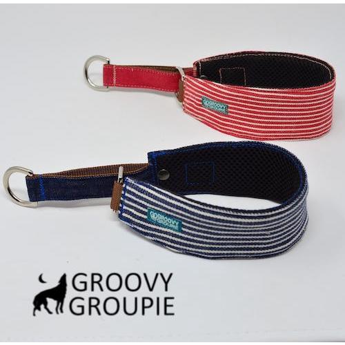 ハーフチョーク 超小型犬 SS XS 幅広 首輪 に変更可能 【 ヒッコリー