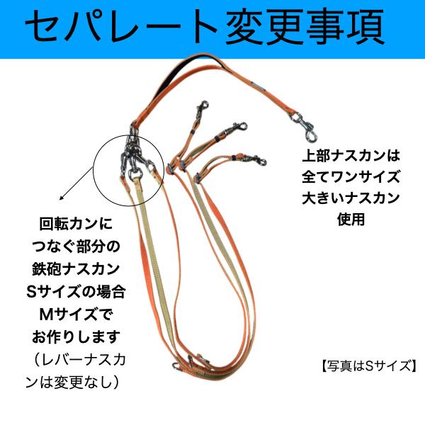 ぴかとん様専用 ✿ 3頭引きショルダーリード ぴかとん様専用