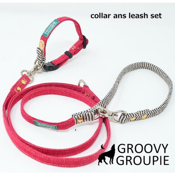 首輪 超小型犬 やわらか【 XXS15cm から 1キロ以下 対応 】 デニムと